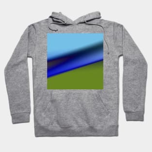 GREEN ORANGE BROWN BLUE TEXTURE ART Hoodie